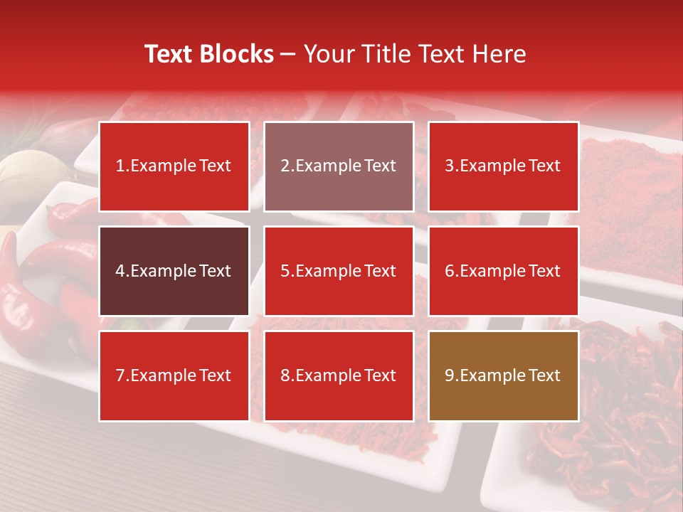 Pepper Composition Peppers PowerPoint Template