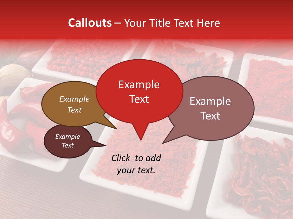 Pepper Composition Peppers PowerPoint Template