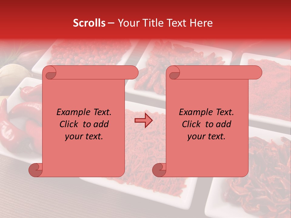 Pepper Composition Peppers PowerPoint Template