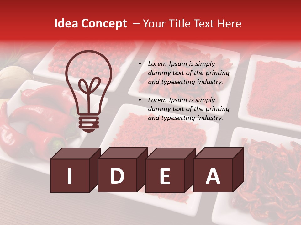 Pepper Composition Peppers PowerPoint Template