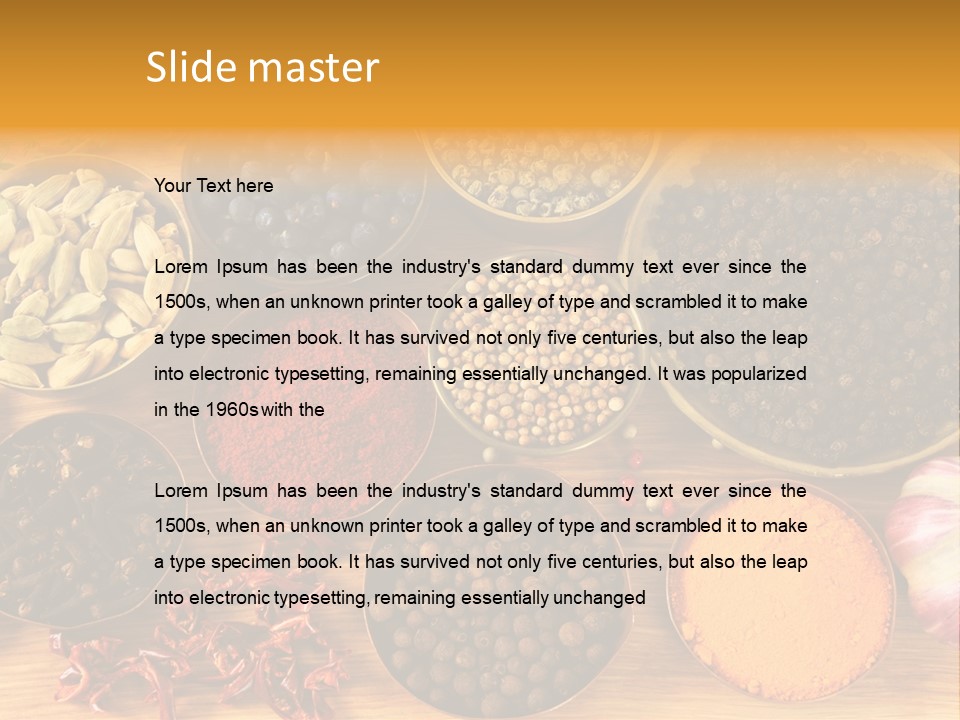 Additive Ingredients Rosemary PowerPoint Template