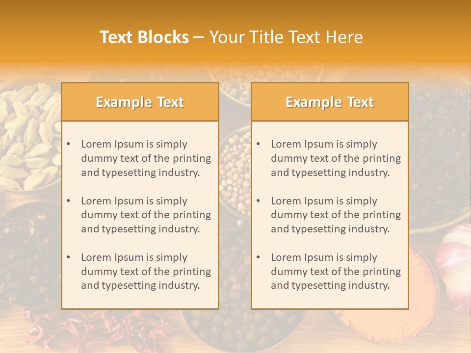 Additive Ingredients Rosemary PowerPoint Template