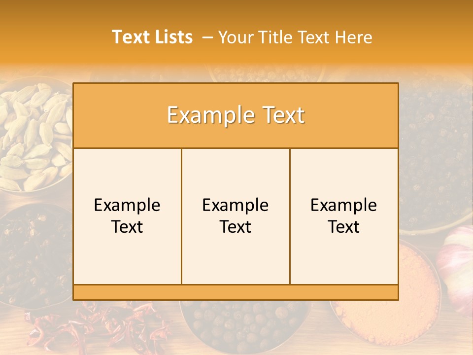 Additive Ingredients Rosemary PowerPoint Template