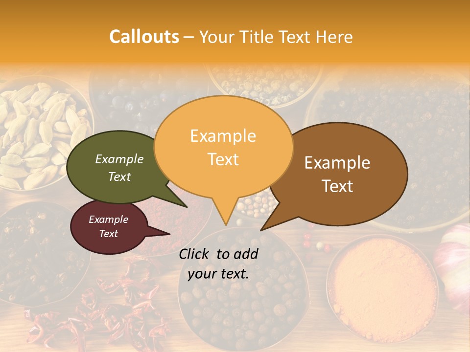Additive Ingredients Rosemary PowerPoint Template