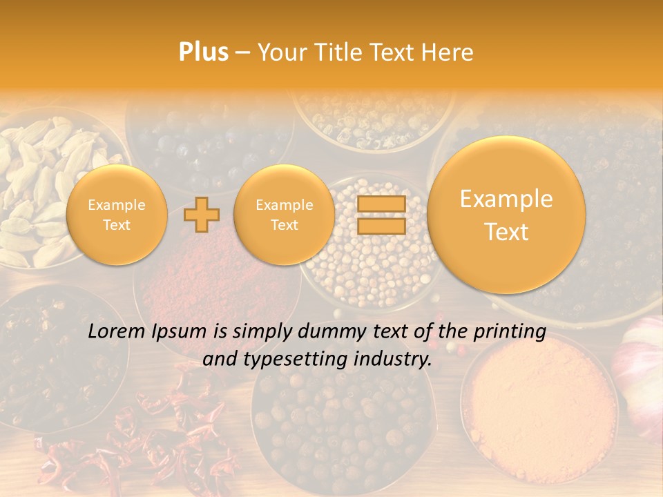 Additive Ingredients Rosemary PowerPoint Template