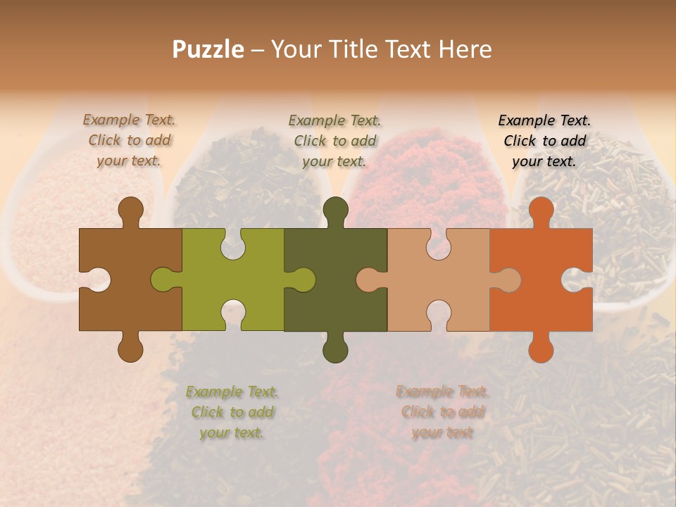 Ingredient Clove Garlic PowerPoint Template