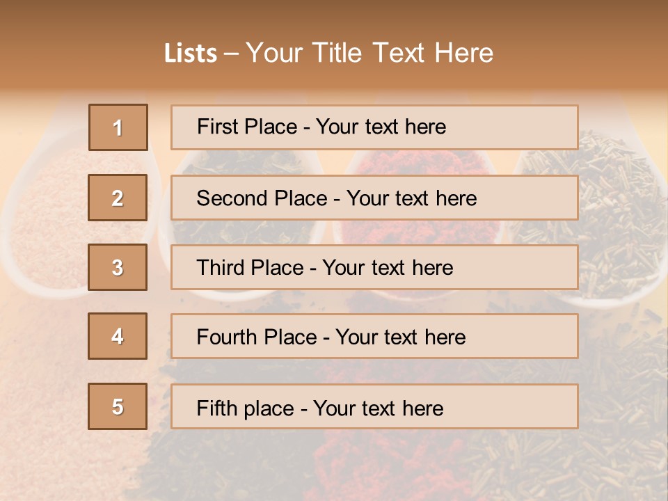 Ingredient Clove Garlic PowerPoint Template