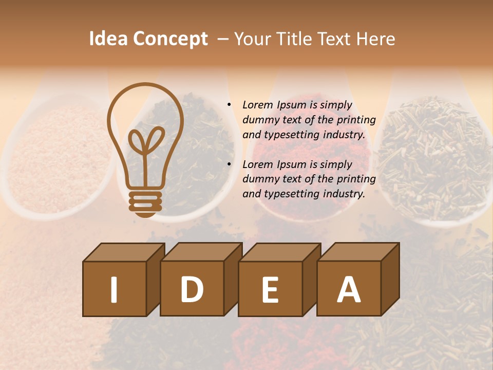 Ingredient Clove Garlic PowerPoint Template