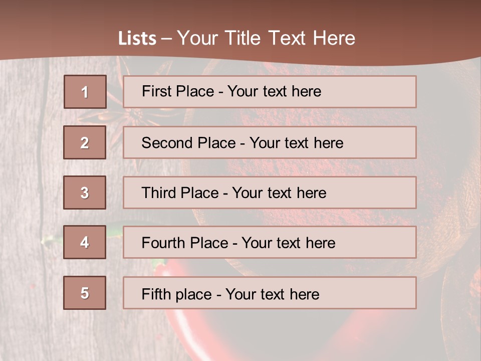 Spice Allspice Bio PowerPoint Template