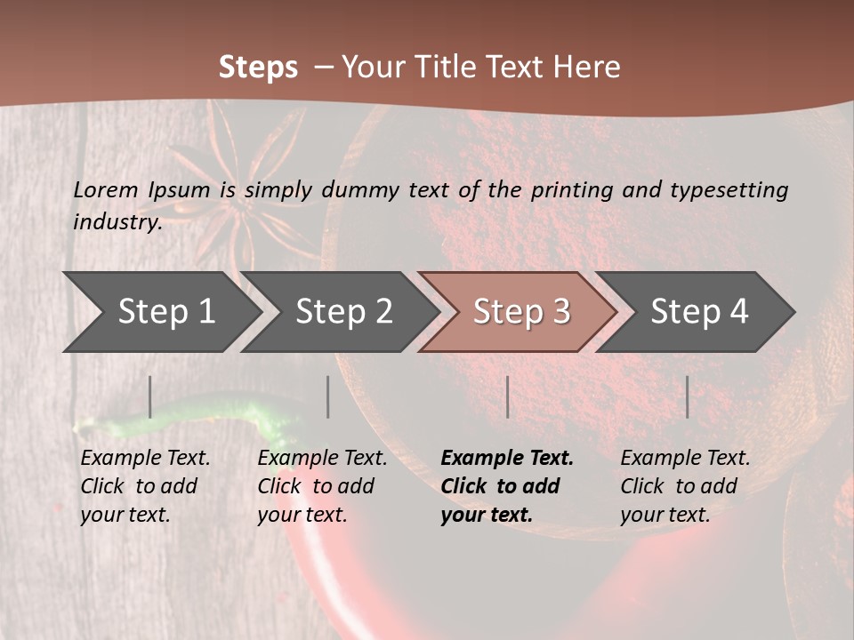 Spice Allspice Bio PowerPoint Template