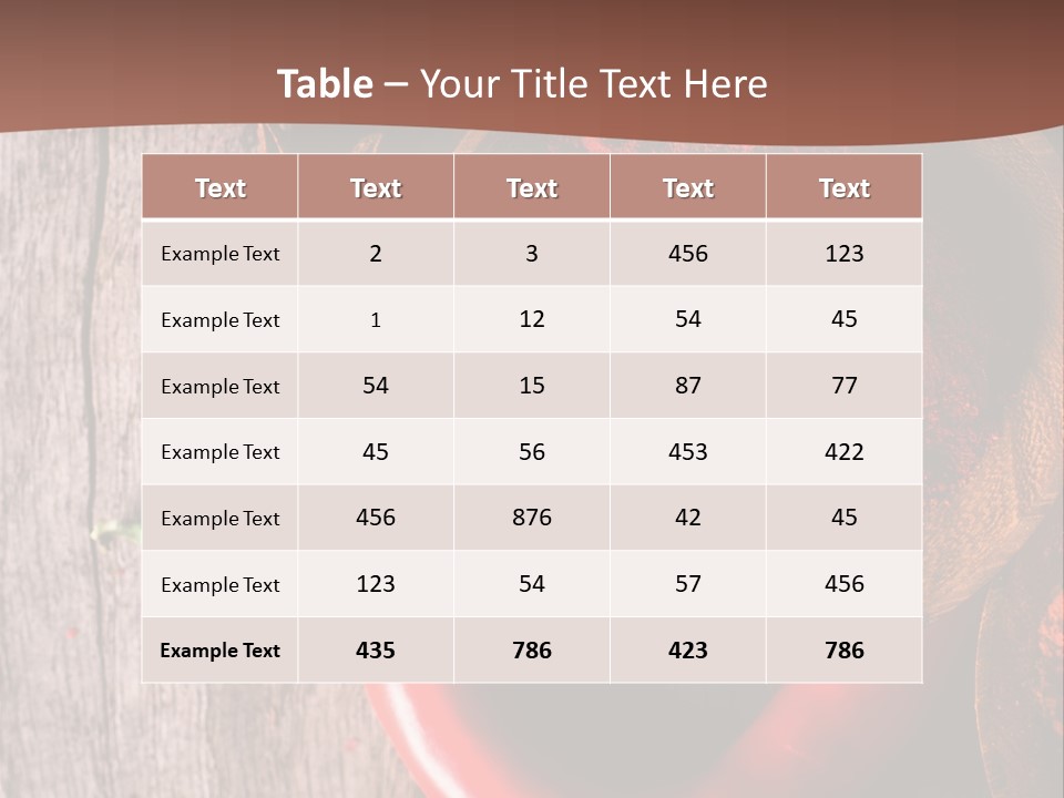 Spice Allspice Bio PowerPoint Template