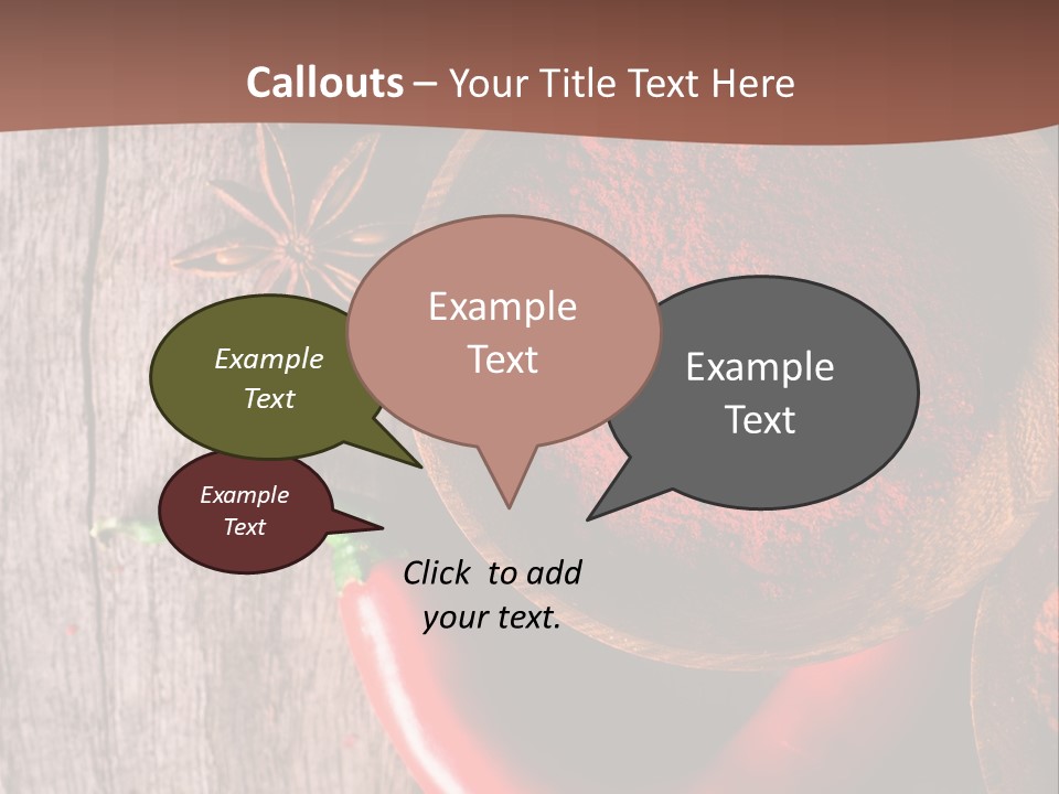 Spice Allspice Bio PowerPoint Template