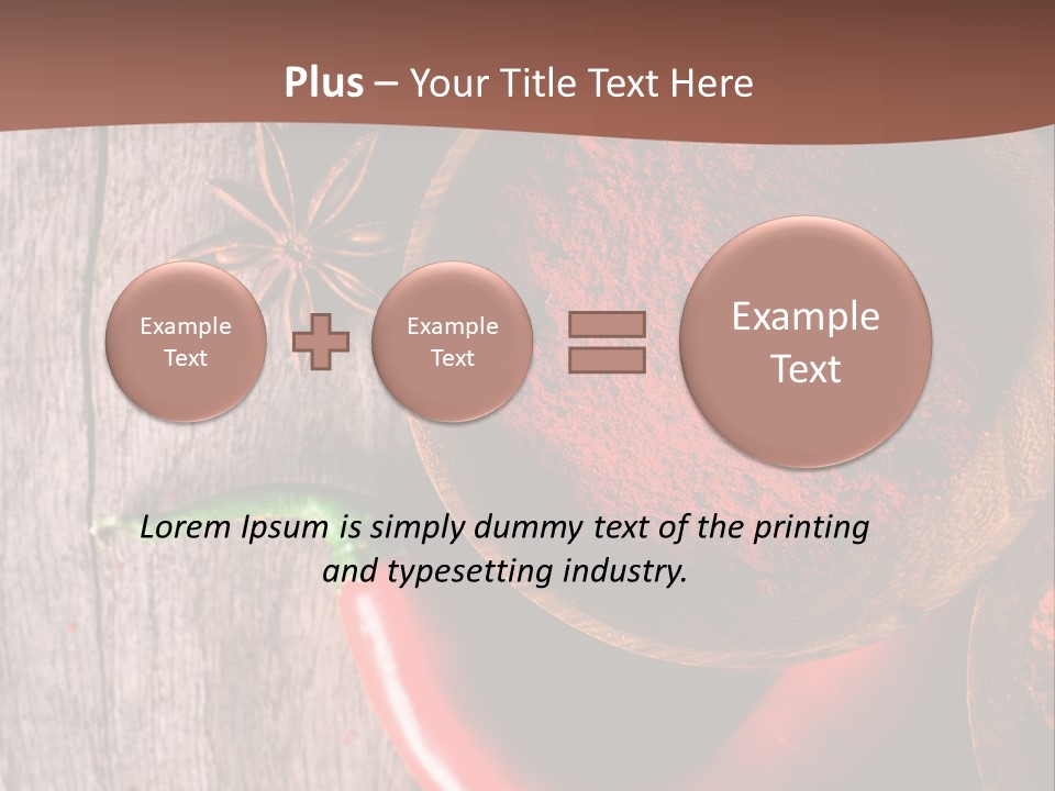 Spice Allspice Bio PowerPoint Template