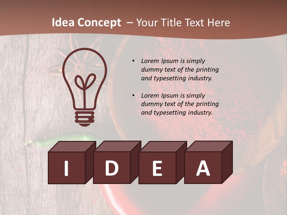 Spice Allspice Bio PowerPoint Template