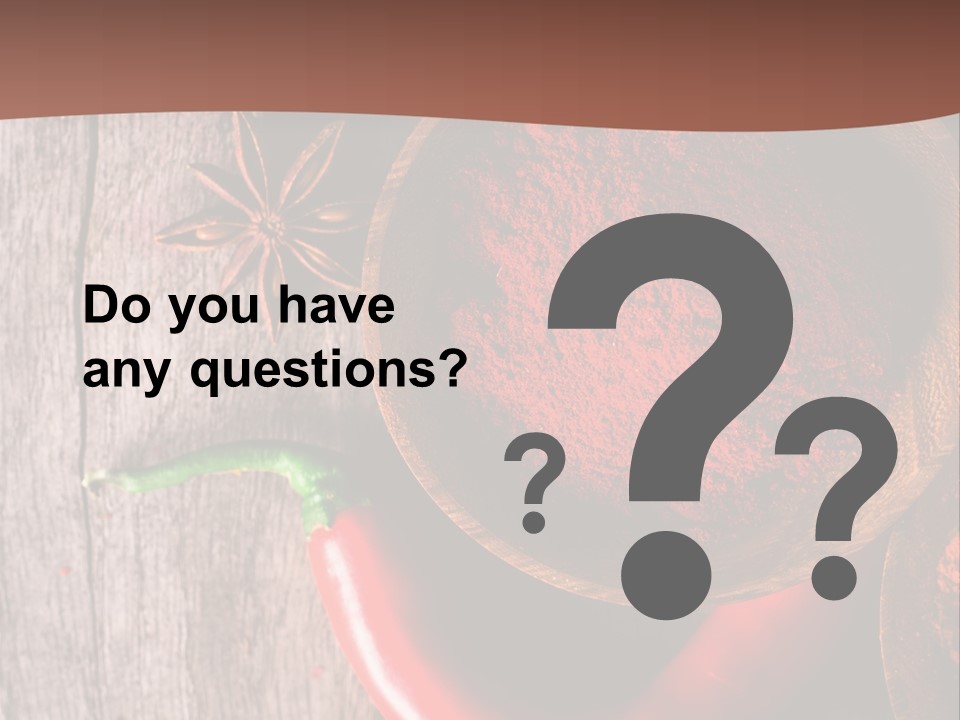 Spice Allspice Bio PowerPoint Template