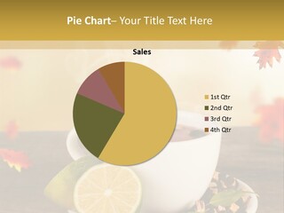 Table Background Yellow PowerPoint Template