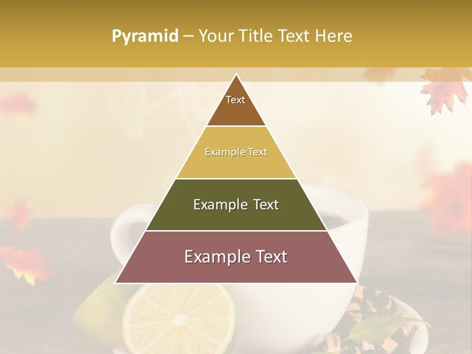 Table Background Yellow PowerPoint Template