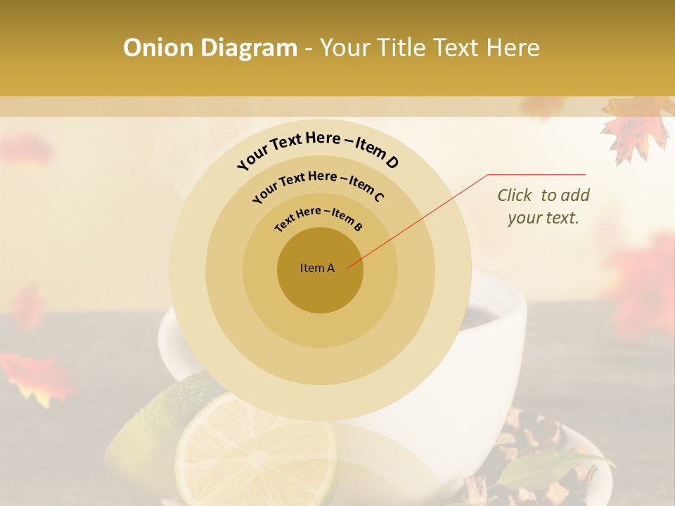 Table Background Yellow PowerPoint Template