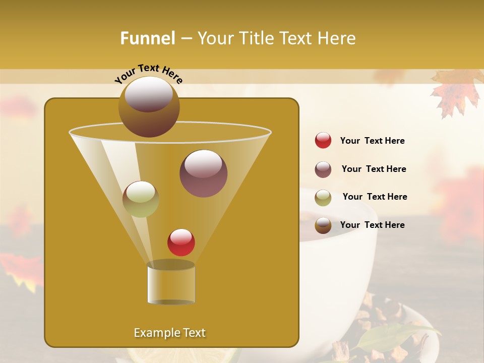 Table Background Yellow PowerPoint Template