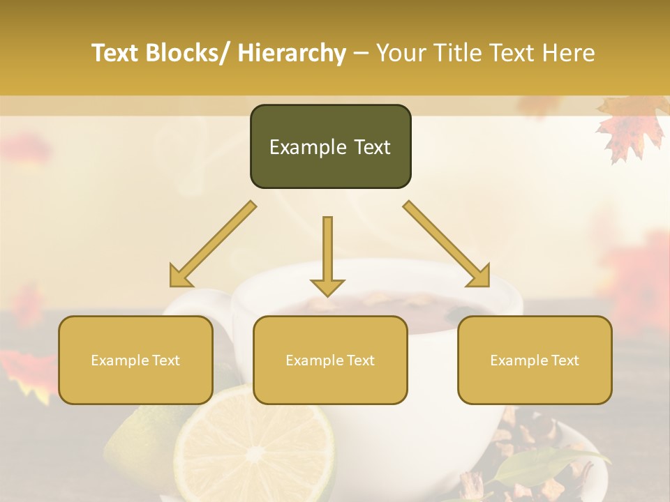 Table Background Yellow PowerPoint Template