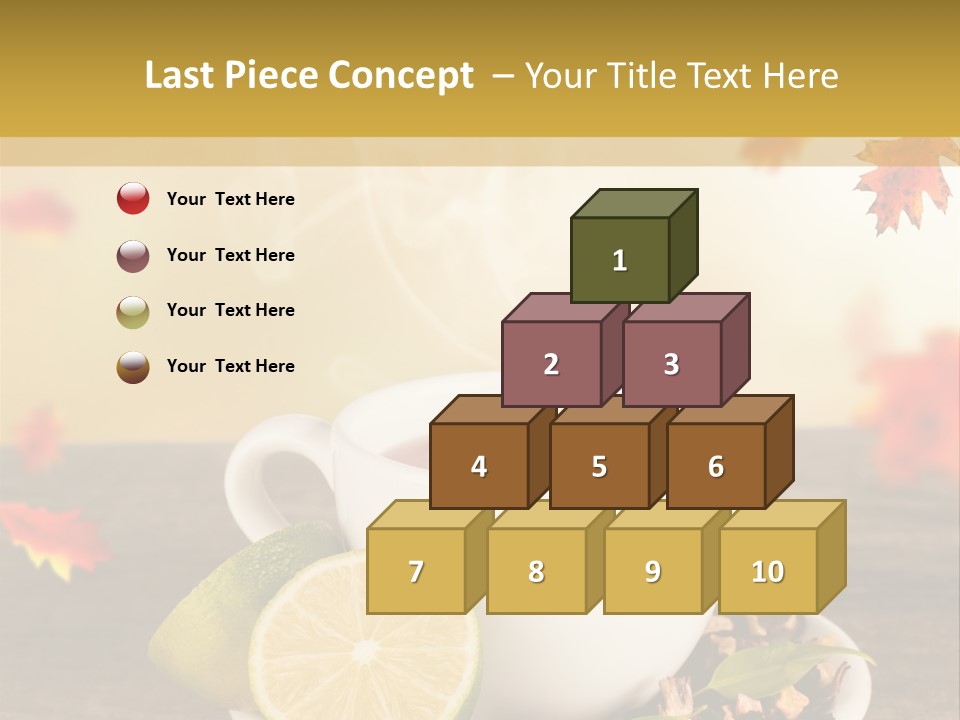 Table Background Yellow PowerPoint Template