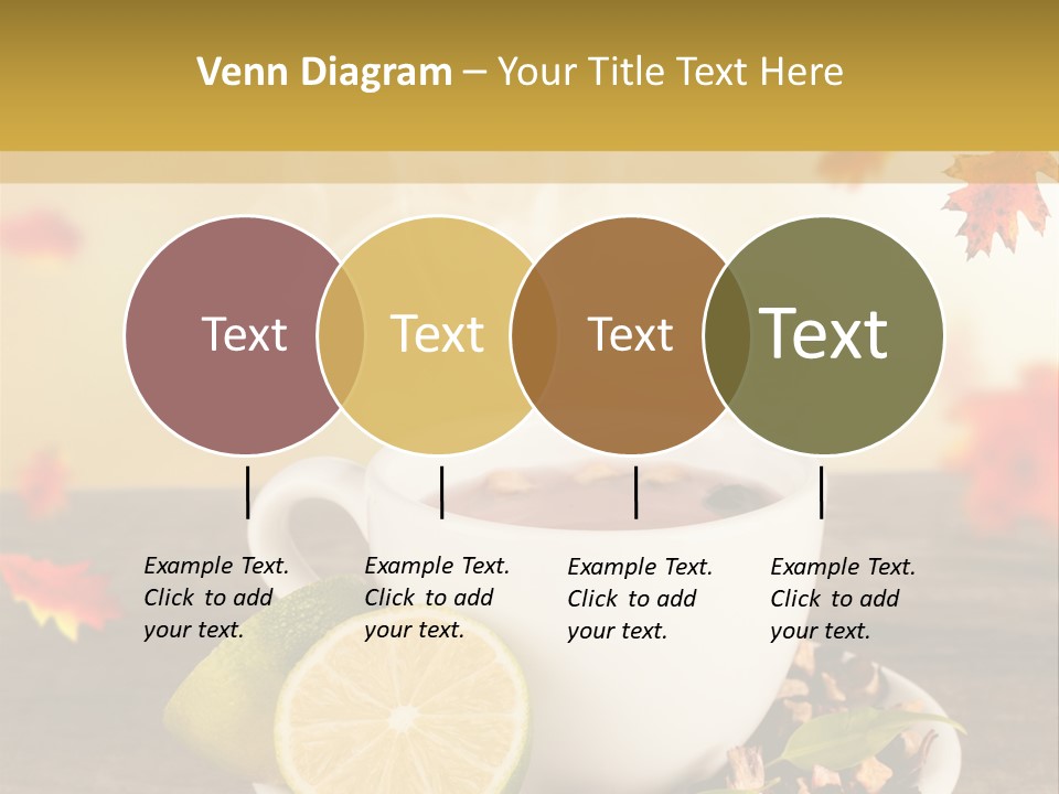 Table Background Yellow PowerPoint Template