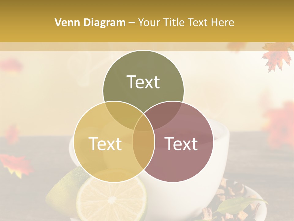 Table Background Yellow PowerPoint Template