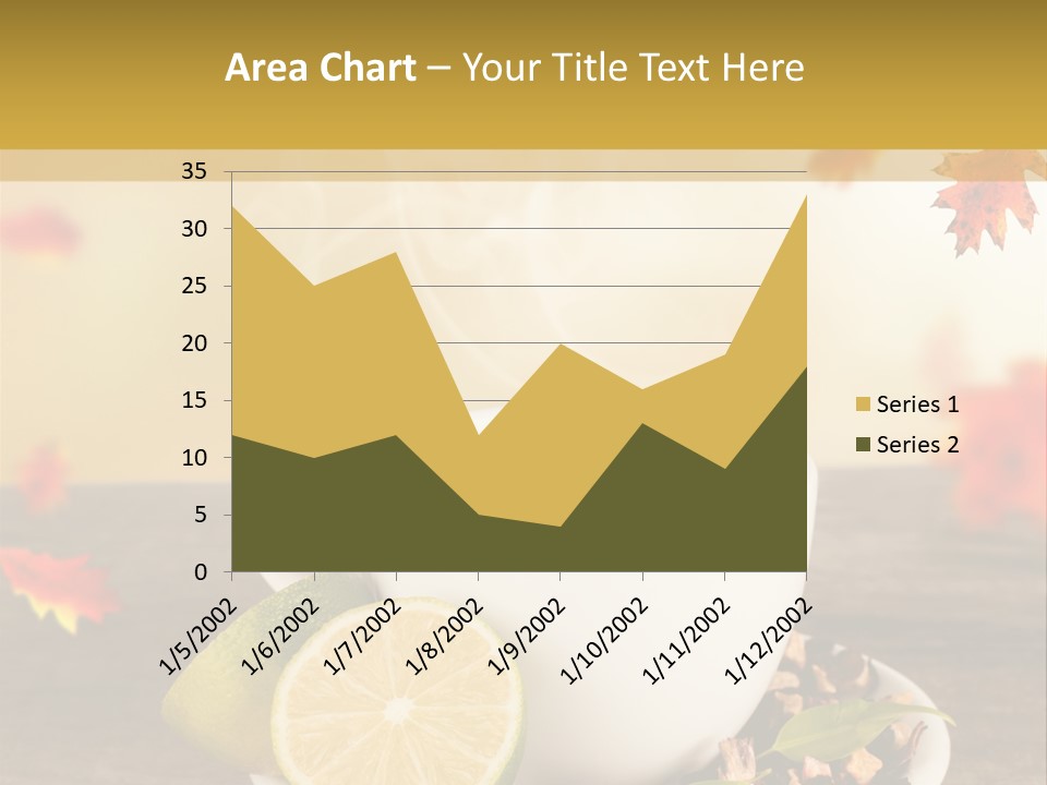 Table Background Yellow PowerPoint Template