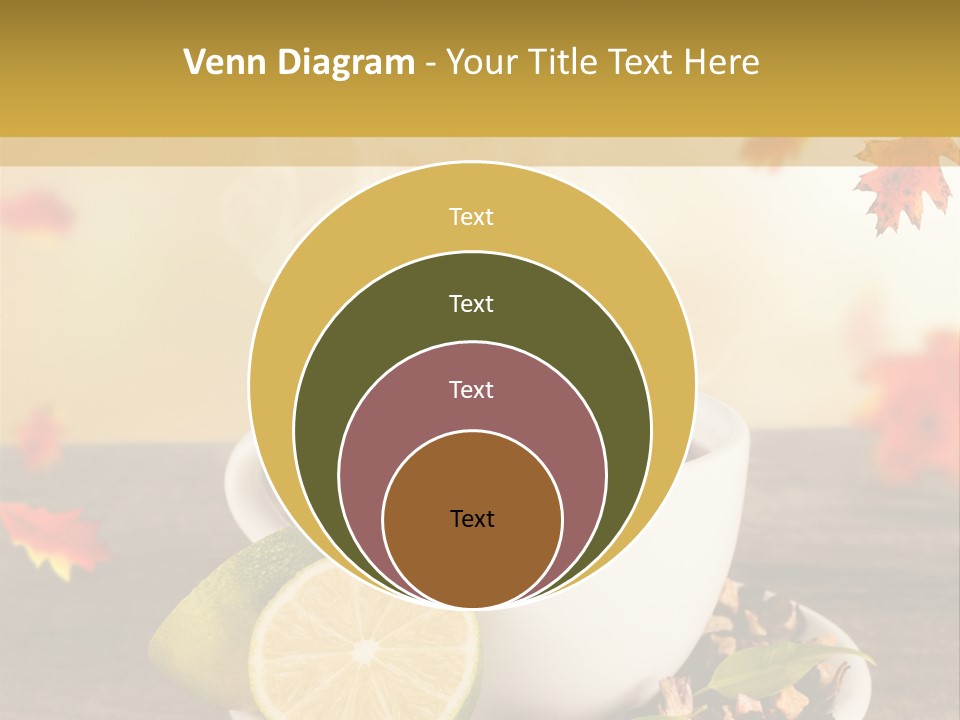 Table Background Yellow PowerPoint Template