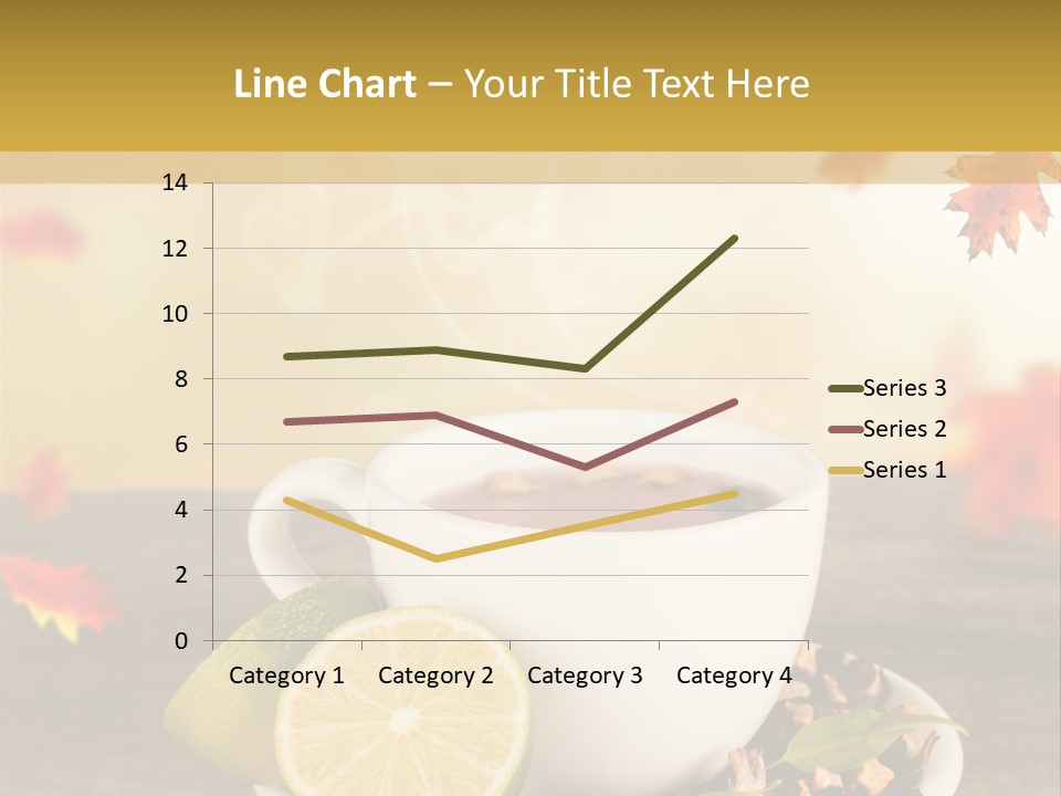 Table Background Yellow PowerPoint Template