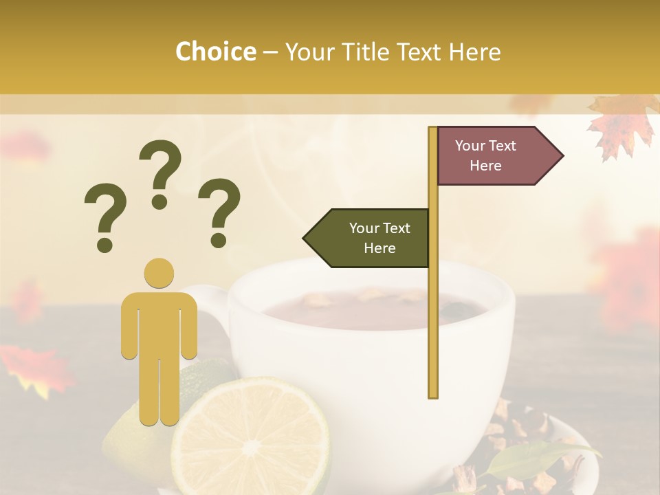 Table Background Yellow PowerPoint Template