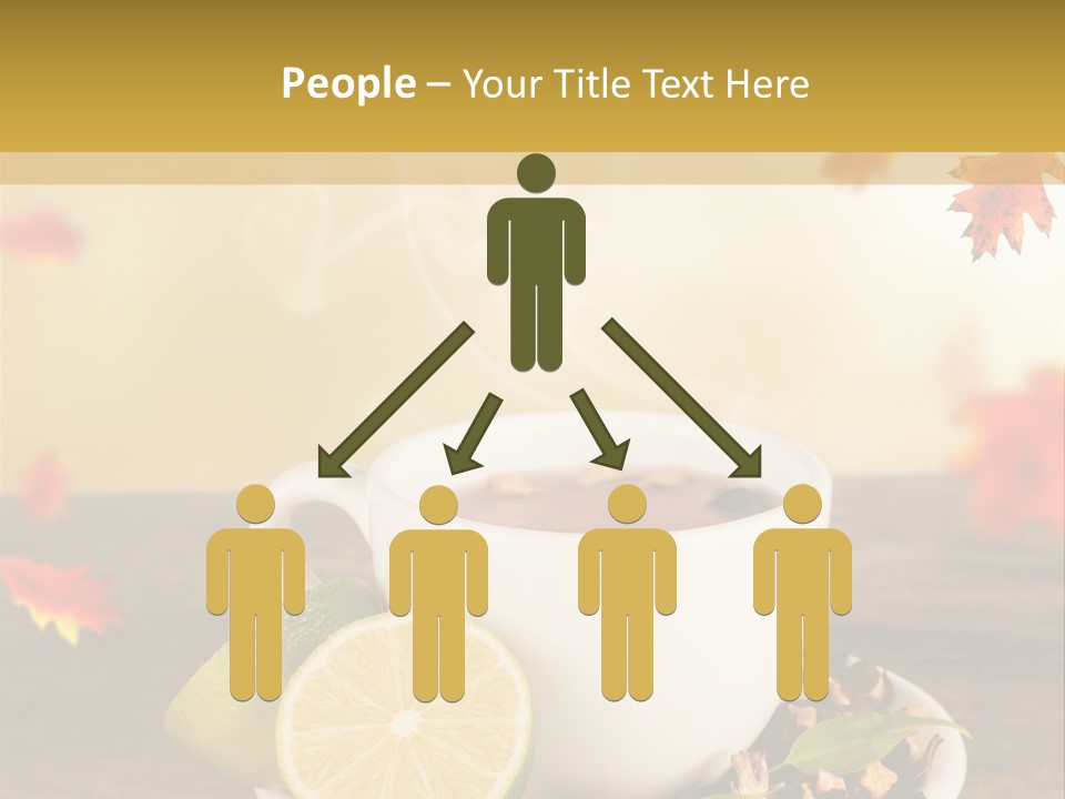 Table Background Yellow PowerPoint Template