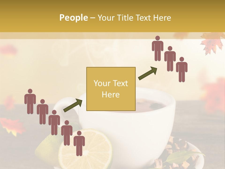 Table Background Yellow PowerPoint Template