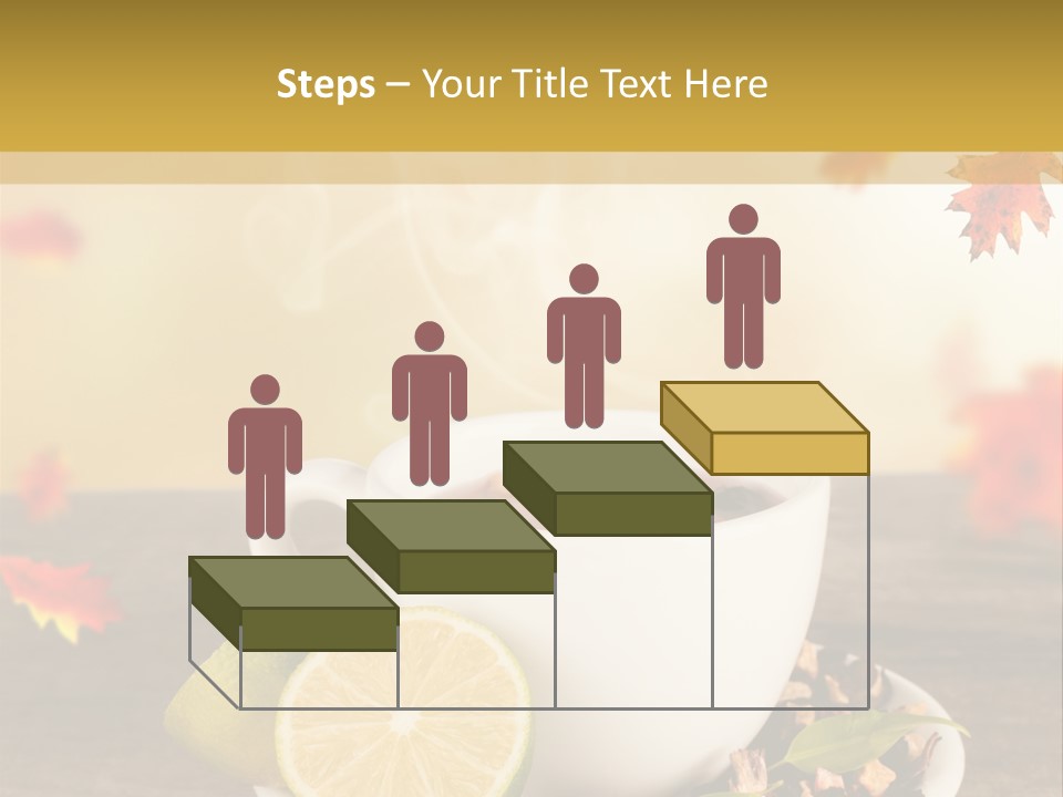Table Background Yellow PowerPoint Template
