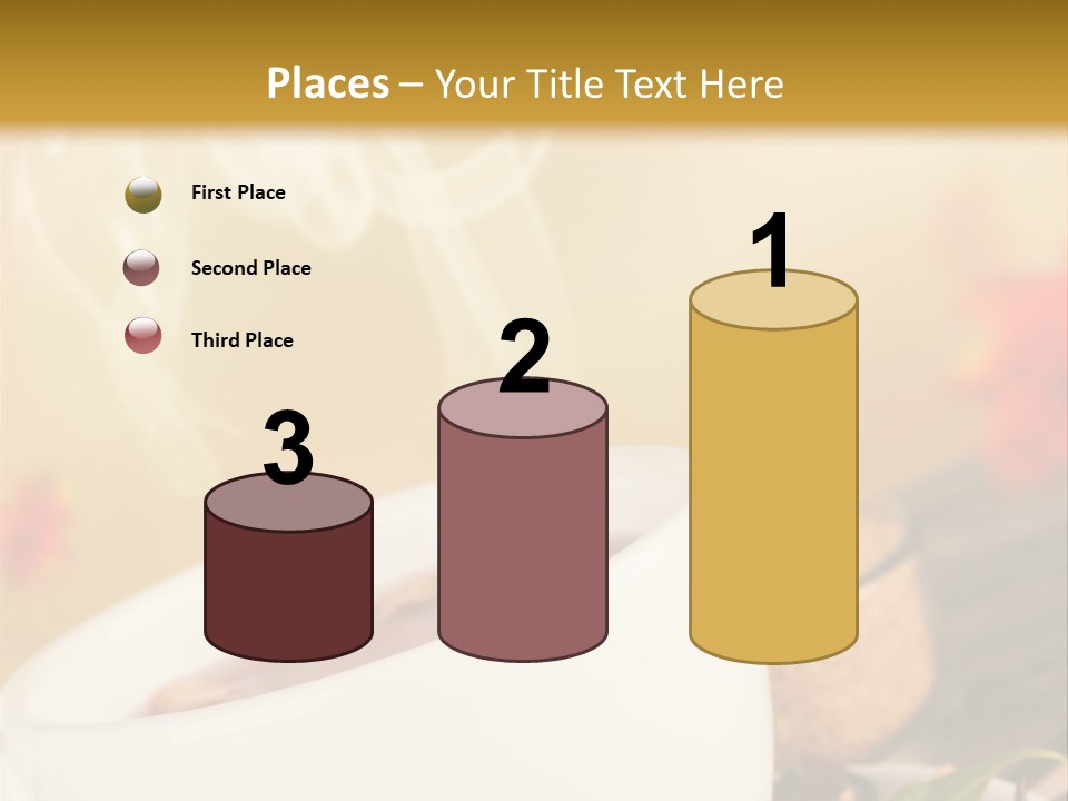 Gold Seasoning Outdoor PowerPoint Template