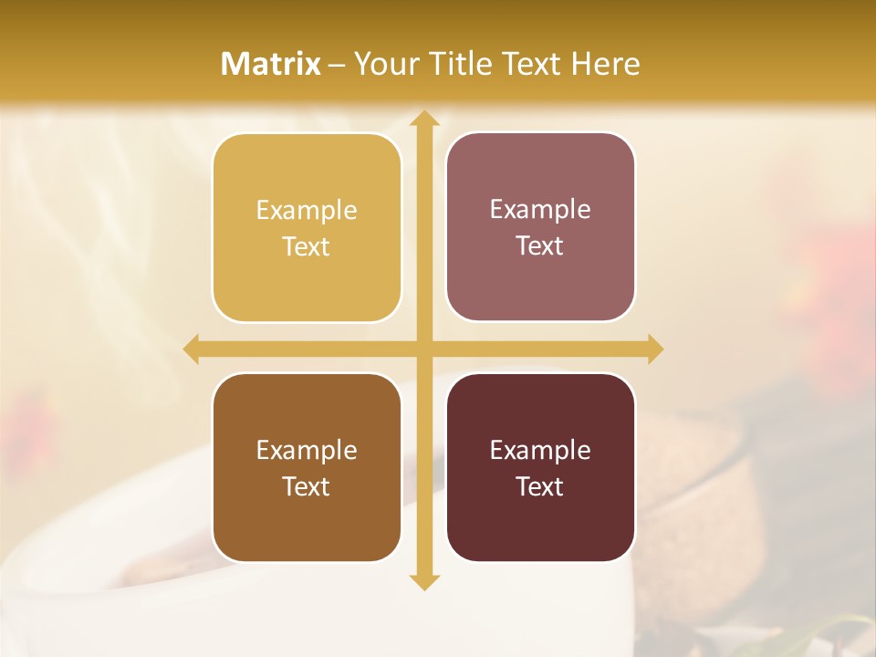 Gold Seasoning Outdoor PowerPoint Template