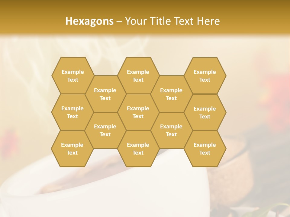 Gold Seasoning Outdoor PowerPoint Template