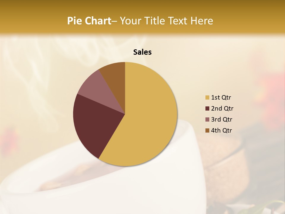 Gold Seasoning Outdoor PowerPoint Template