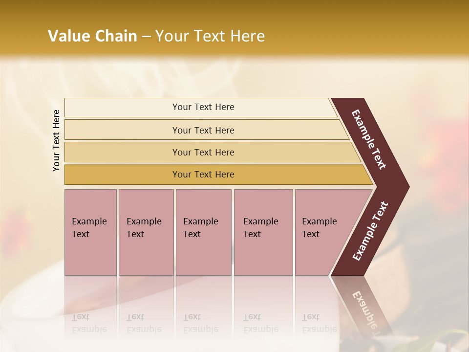 Gold Seasoning Outdoor PowerPoint Template