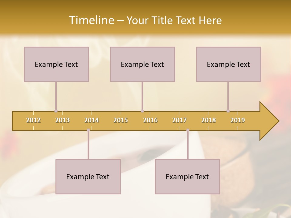 Gold Seasoning Outdoor PowerPoint Template