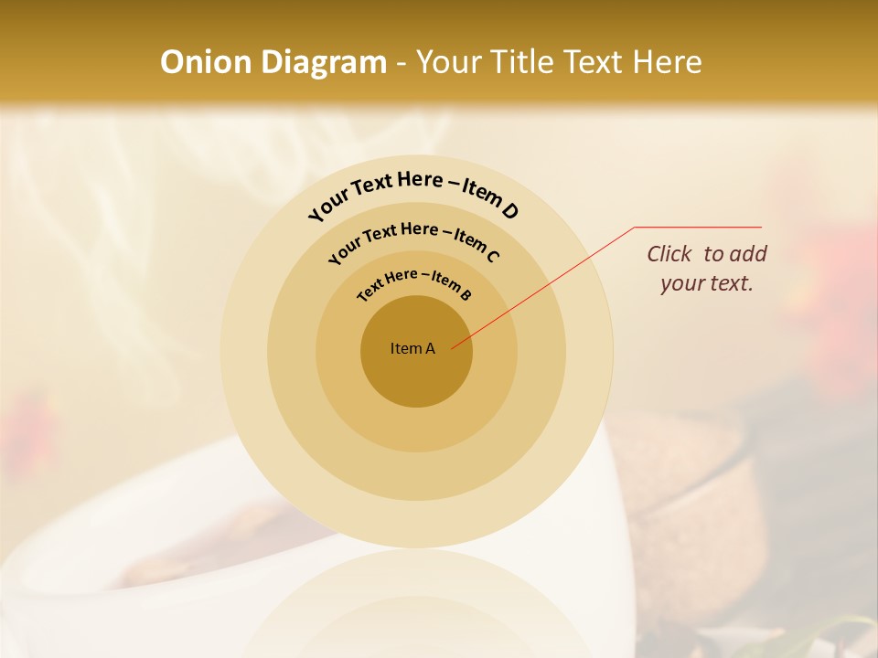 Gold Seasoning Outdoor PowerPoint Template