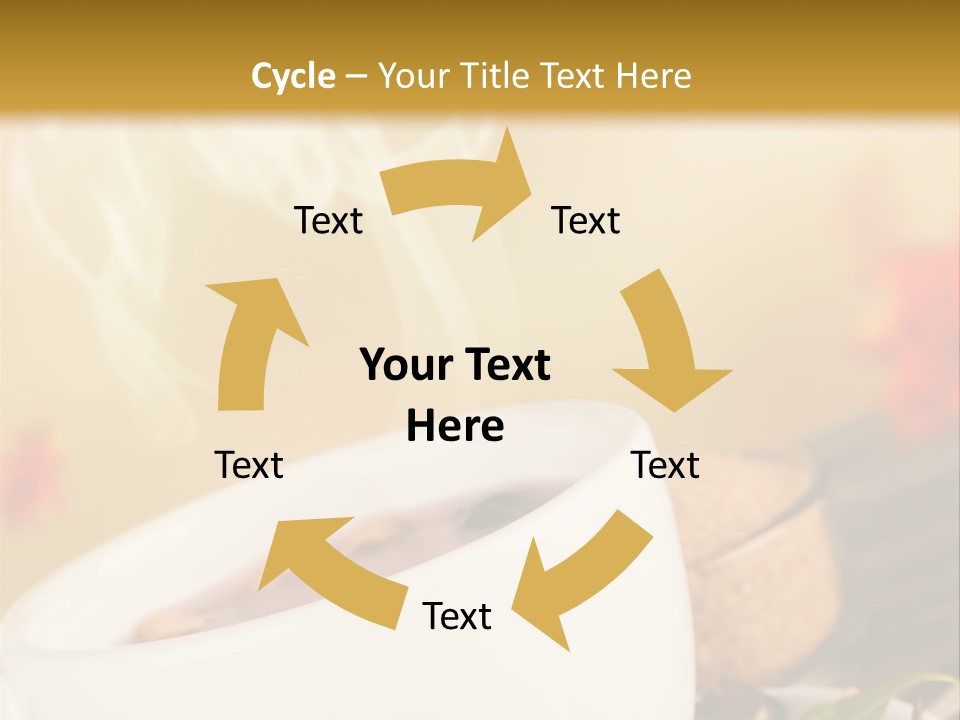 Gold Seasoning Outdoor PowerPoint Template