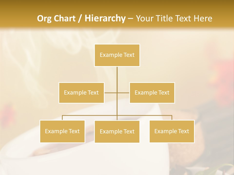 Gold Seasoning Outdoor PowerPoint Template