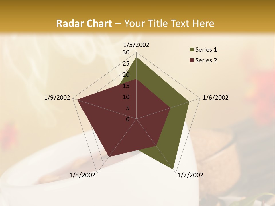 Gold Seasoning Outdoor PowerPoint Template