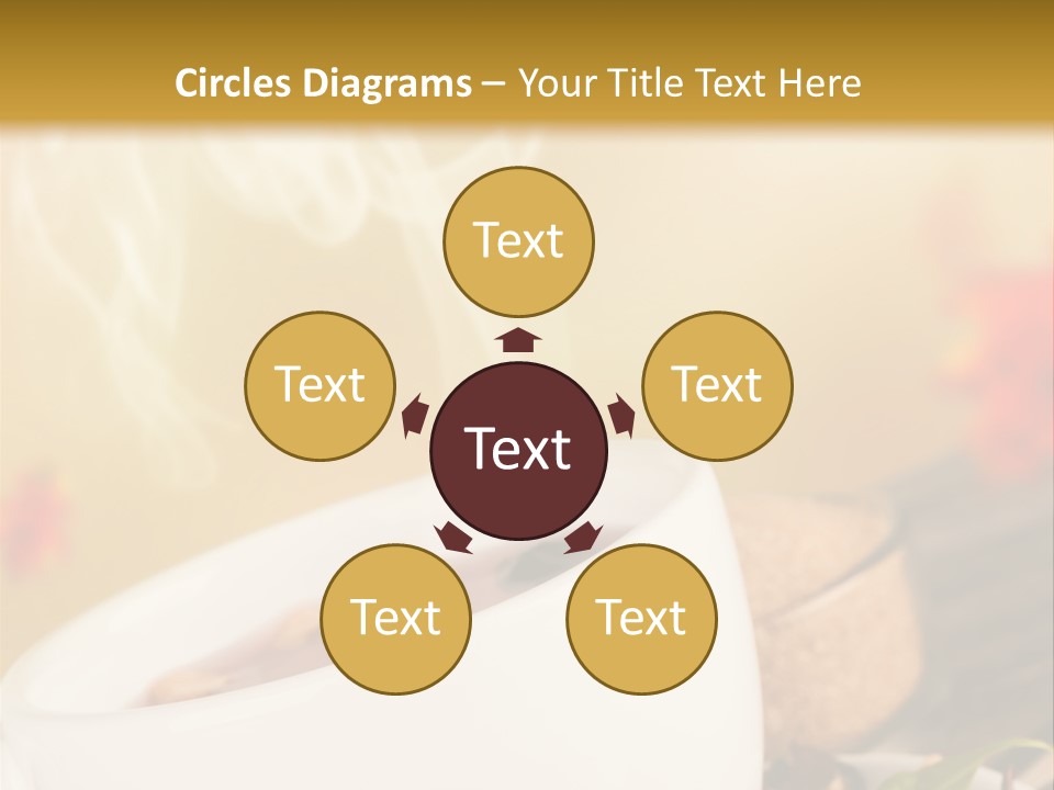 Gold Seasoning Outdoor PowerPoint Template