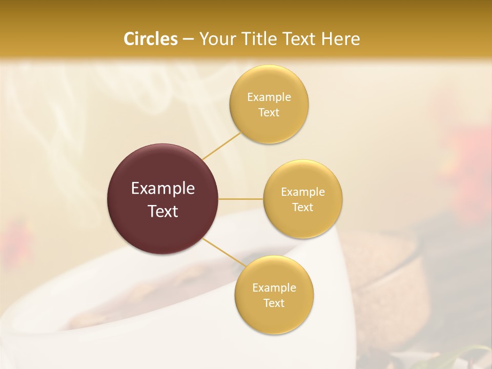 Gold Seasoning Outdoor PowerPoint Template