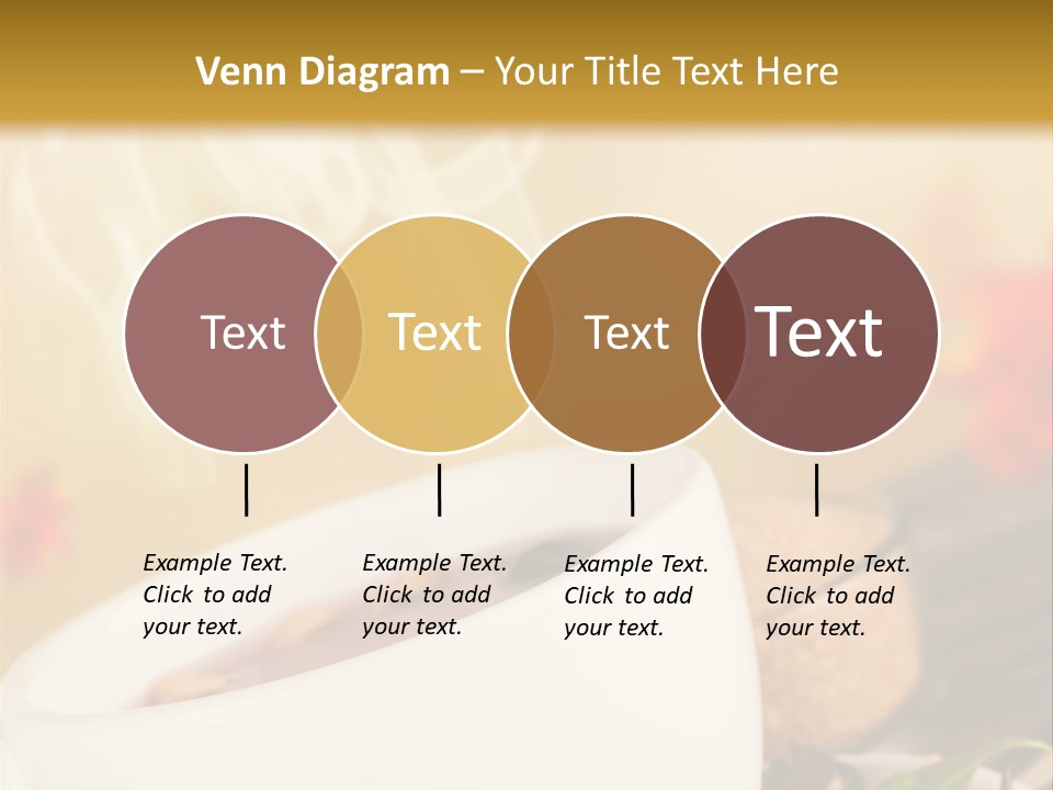 Gold Seasoning Outdoor PowerPoint Template