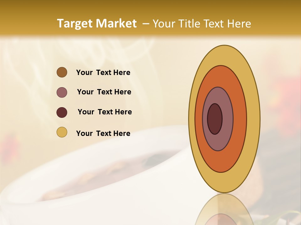Gold Seasoning Outdoor PowerPoint Template