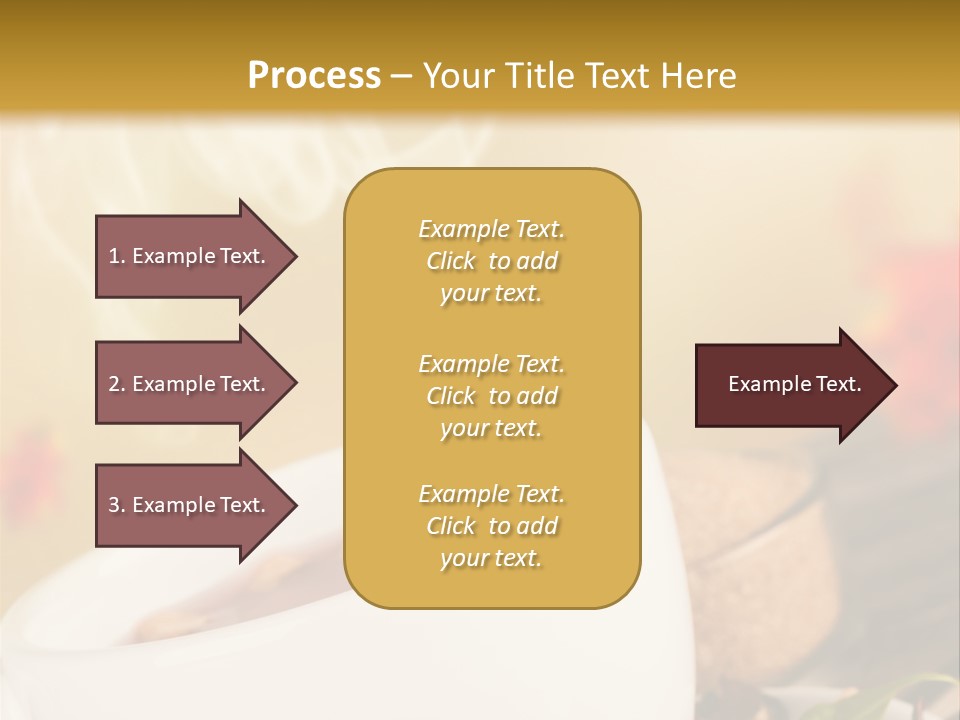 Gold Seasoning Outdoor PowerPoint Template
