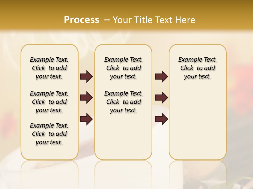 Gold Seasoning Outdoor PowerPoint Template